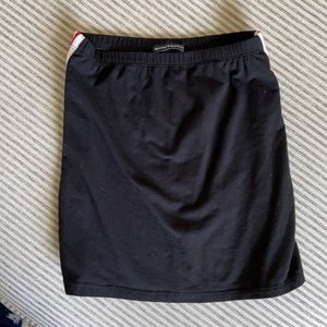 Brandy Melville Signature Stripped Black Skirt OS